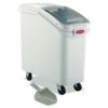ProSave Mobile Ingredient Bin, 20.57 gal, 13.13 x 29.25 x 28, White, Plastic