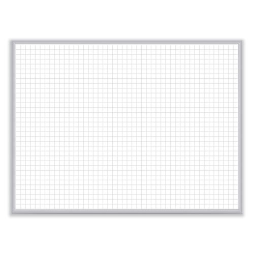 Non-Magnetic Whiteboard with Aluminum Frame, 24" x 17.81", White Surface, Satin Aluminum Frame