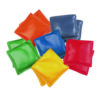 Bean Bag Set, Vinyl, 4", Assorted Colors, 12/Box