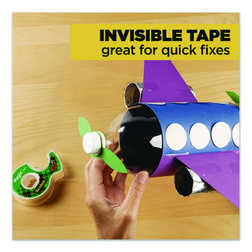 Magic Tape Refill, 1" Core, 0.75" x 22.2 yds, Clear, 3/Pack