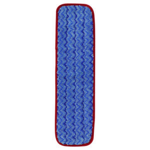 Microfiber Wet Mopping Pad, 18.5" x 5.5" x 0.5", Red