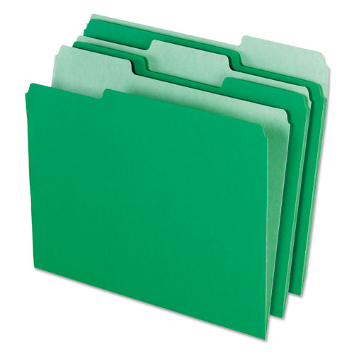 Pendaflex 1/3 Tab Cut Letter Recycled Top Tab File Folder