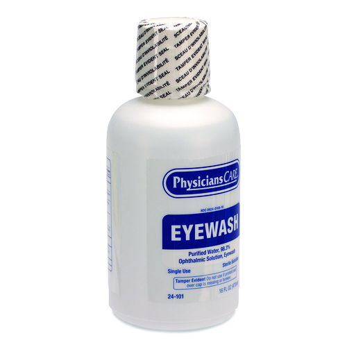 Eye Wash, 16 oz Bottle, 12/Carton