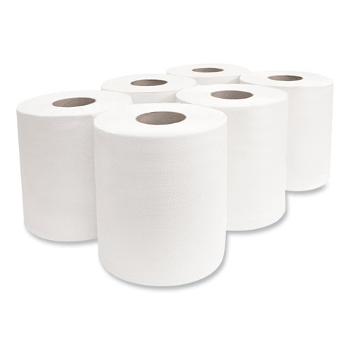 Morsoft Center-Pull Roll Towels, 2-Ply, 6.9" dia, 500 Sheets/Roll, 6 Rolls/Carton