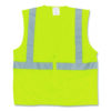 ANSI Class 2 Two-Pocket Zipper Mesh Safety Vest, X-Large, Hi-Viz Lime Yellow