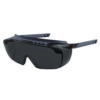 Skullerz OSMIN Anti-Scratch/Anti-Fog Safety Glasses, Matte Black Polycarbonate Frame, Smoke Polycarbonate Lens