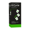 K-Cycle Cardboard Indoor Recycling Bin, Large, Cardboard, Black/Green/White, 5/Pack
