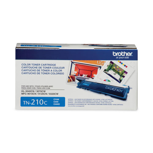 Brother TN210C Original Laser Toner Cartridge - Cyan - 1 Each