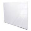 Aria Low-Profile Frameless Magnetic Glassboard, 48" x 36", White Surface