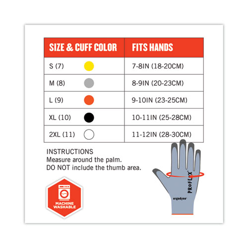 ProFlex 7025 ANSI A2 PU Coated CR Gloves, Blue, X-Large, Pair