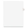 Preprinted Legal Exhibit Side Tab Index Dividers, Avery Style, 10-Tab, 58, 11 x 8.5, White, 25/Pack, (1058)