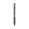 InkJoy Gel Pen, Retractable, Medium 0.7 mm, Black Ink, Black/Smoke Barrel, 3/Pack