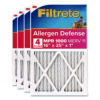 Allergen Defense Air Filter, 16 x 25, 4/Carton