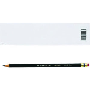 Col-Erase Pencil with Eraser, 0.7 mm, 2B (#1), Green Lead, Green Barrel, Dozen