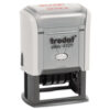 Printy Custom Self-Inking Dater, 2" x 1.19", Black/Blue/Red