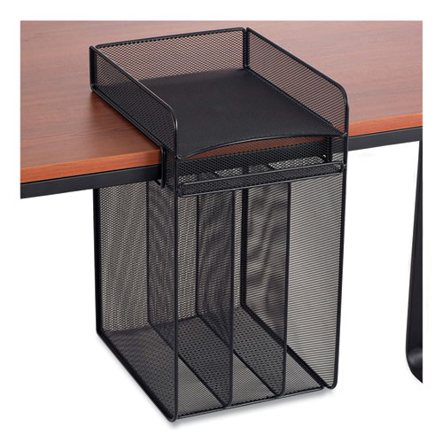 Safco Onyx Horizontal Hanging Desktop Storage