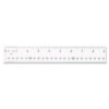 Clear Flexible Acrylic Ruler, Standard/Metric, 18" Long, Clear