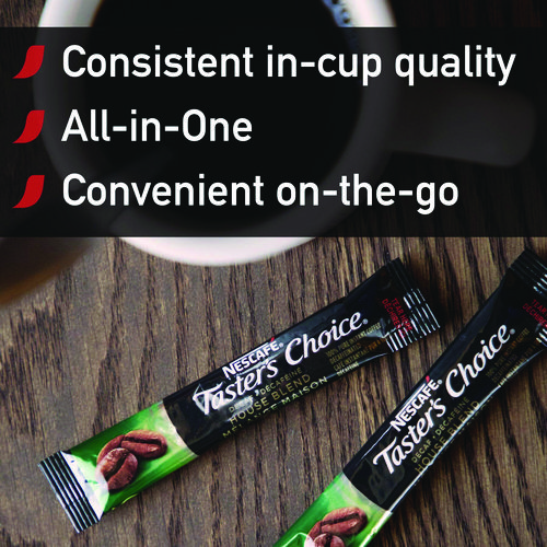 Taster's Choice Stick Pack, Decaf, 0.06oz, 80/Box, 6 Boxes/Carton