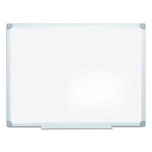 Earth Silver Easy Clean Dry Erase Boards, 48" x 36", White Surface, Satin Aluminum Frame