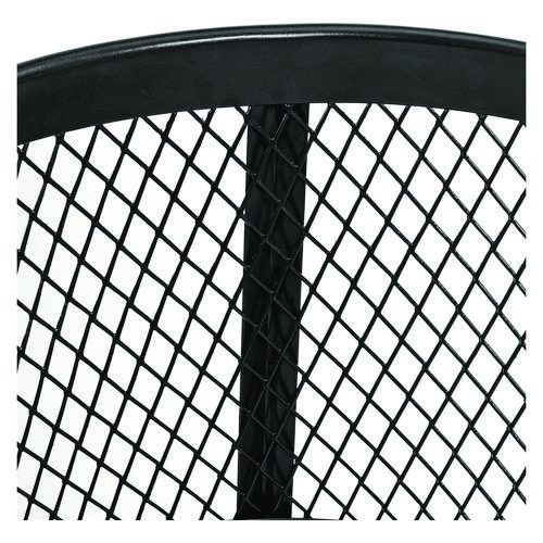 Steel Mesh Corrosion Resistant Trash Can, 48 gal, Black