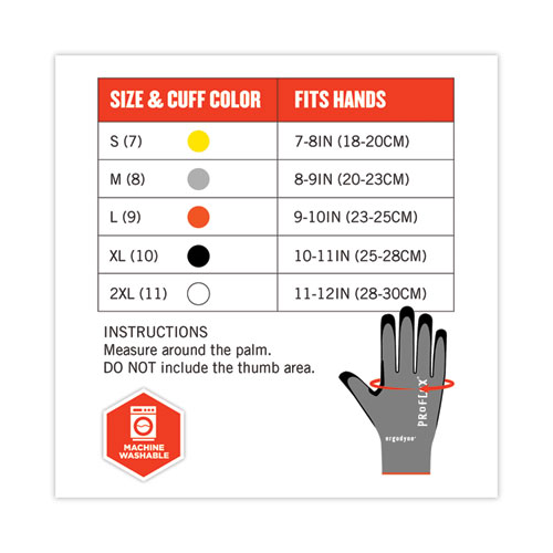 ProFlex 7072 ANSI A7 Nitrile-Coated CR Gloves, Gray, X-Large, Pair