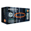 N720 Series Powder-Free Nitrile Gloves, 6 mil, 2X-Large, Black, 100/Box, 10 Boxes/Carton
