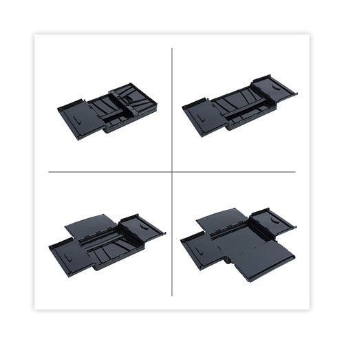 Collapsible Crate, Letter/Legal Files, 17.25" x 14.25" x 10.5", Black/Gray, 2/Pack - Image 3