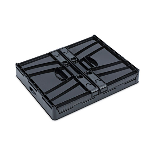 Collapsible Crate, Letter/Legal Files, 17.25" x 14.25" x 10.5", Black/Gray, 2/Pack - Image 7