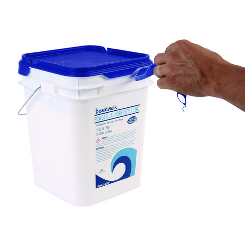 Powder Laundry Detergent, Low Foam, Crisp Clean Scent, 18 lb Pail - Image 7