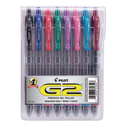 Pilot G2 8-pack Bold Gel Roller Pens
