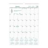 EcoLogix Monthly Wall Calendar, EcoLogix Artwork, 12 x 17, White/Green Sheets, 12-Month (Jan to Dec): 2025