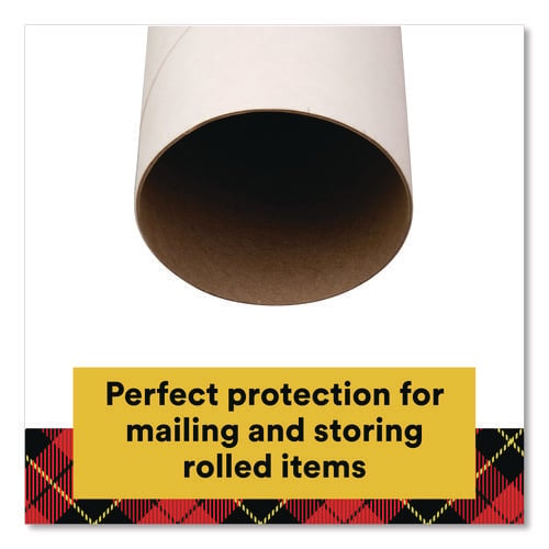 Mailing Tube, 24" Long, 2" Diameter, White