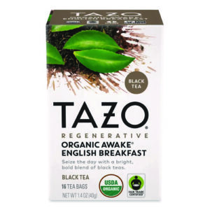 Tea Bags, Organic Awake English Breakfast, 16/Box