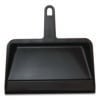 Value-Plus Dustpan, 12" x 11", Polypropylene, Black