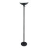Torchier Floor Lamp, 12.5w x 12.5d x 72h, Matte Black