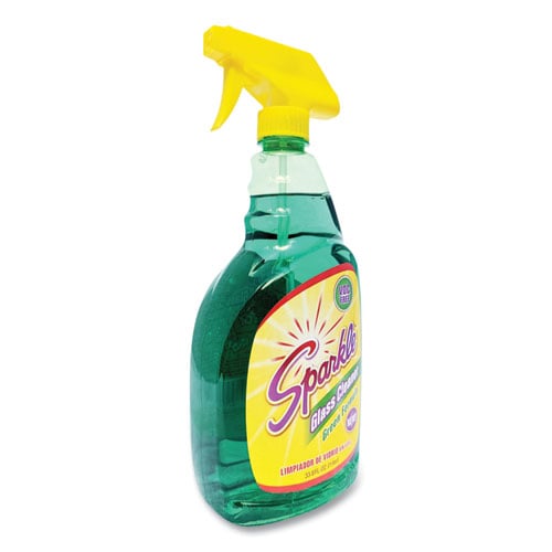 Green Formula Glass Cleaner, 33.8 oz Bottle, 12/Carton - Image 4