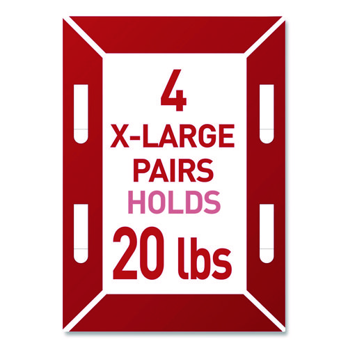 Picture Hanging Strips, X-Large, Removable, Holds up to 20 lbs per 4 Pairs, 8 Pairs/Pack