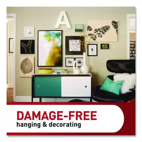 Picture Hanging Strips, X-Large, Removable, Holds up to 20 lbs per 4 Pairs, 8 Pairs/Pack