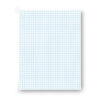 Quadrille-Rule Glue Top Pads, Quadrille Rule (4 sq/in), 50 White 8.5 x 11 Sheets, Dozen