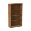 Alera Valencia Series Bookcase, Four-Shelf, 31.75w x 14d x 54.88h, Modern Walnut