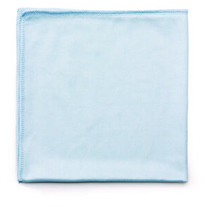 Executive Series Hygen Cleaning Cloths, Glass Microfiber, 16 x 16, Blue, 12/Carton
