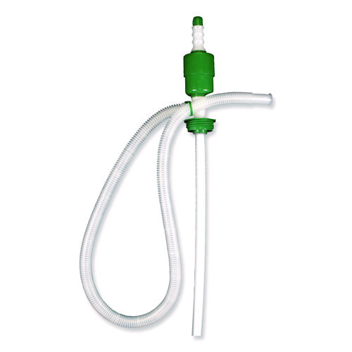 Drum Pump, 5 gpm, Plastic, 46" Tall, Clear, 25/Carton