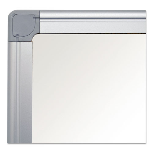 Earth Silver Easy Clean Dry Erase Boards, 36" x 24", White Surface, Satin Aluminum Frame