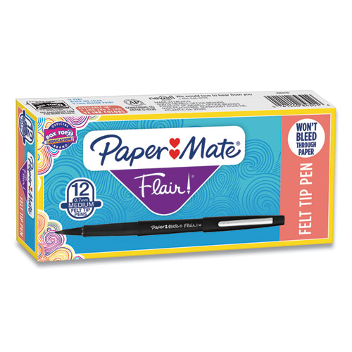 Paper Mate Flair Point Guard Felt Tip Marker Pens