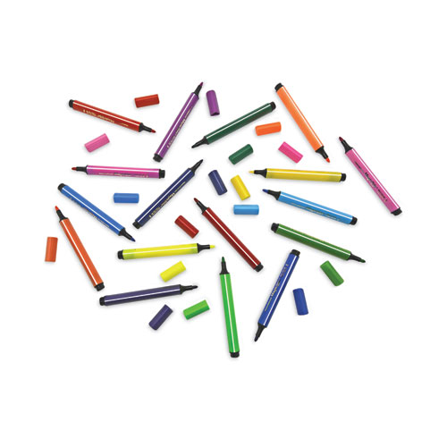Magic Stix Markers, Medium Bullet Tip, Assorted Colors, 24/Pack