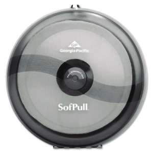 SofPull High-Capacity Center-Pull Tissue Dispenser, 10.5 x 6.75 x 10.5, Smoke
