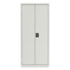 Economy Assembled Storage Cabinets, 4 Shelves, 30" x 15" x 66", Light Gray