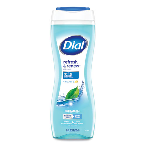 Body Wash, Spring Water Scent, 16 oz, 6/Carton