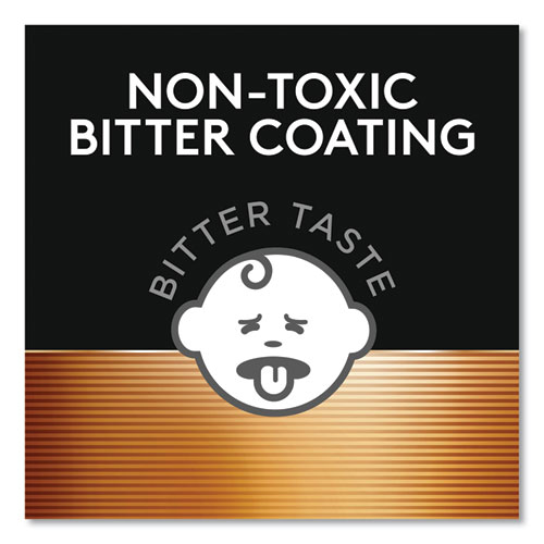Lithium Coin Batteries With Bitterant, 2032, 4/Pack