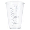 PET Graduated Medical and Dental Cups, 10 oz, Plastic, Clear, 50/Bag, 20 Bags/Carton